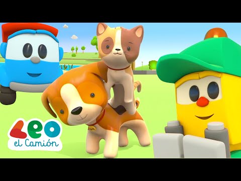 Leo el Camión - Aprende los nombres de los animales domésticos en español con Leo y Lifty