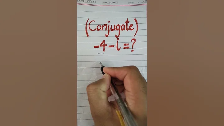 Conjugate of -4-i ? #conjugatemethod #viral #trending #viralvideo #shorts #viralshorts #short #math