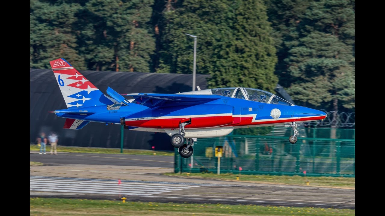 Recording of Recording of 245.525 PATROUILLE DE FRANCE IC-r30 2023 9 22 KLeine Brogel