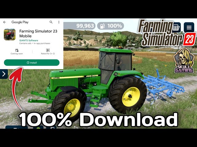 FS23, Farming Simulator 23 Gameplay Android @SkullGaming5520 in