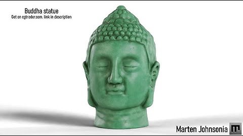 Buddha statue - CGtrader model
