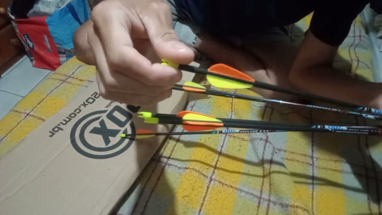 Unboxing flechas de carbono da 720x.