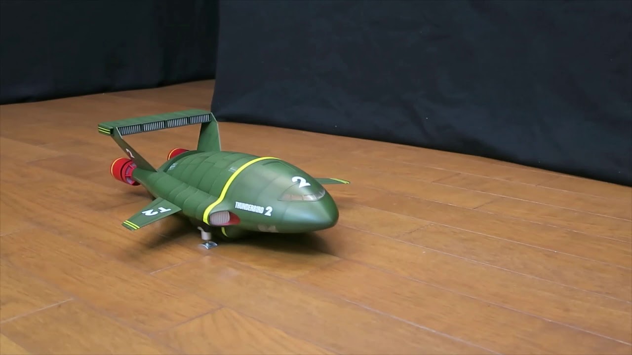 サンダーバード２号 　移動・伸縮脚上下・レスキューメカ発進までをＲＣ操作にしてみました！