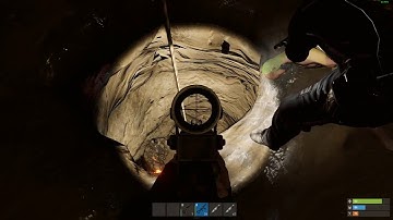 RUST: Unraidable cave base.RAIDED!!