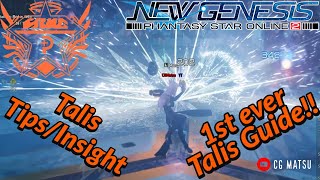 Pso2 NGS: 1st Talis Guide