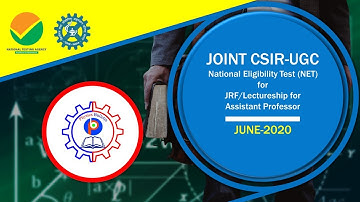 CSIR UGC NET JUNE 2020 Information Bulletin