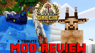 Minecraft Mod Review : Mysti Grecia - Percy Jackson