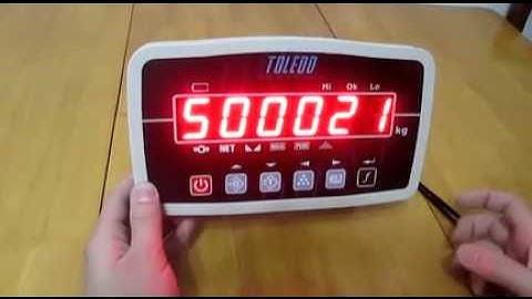 Weight Indicator IN122  Calibration