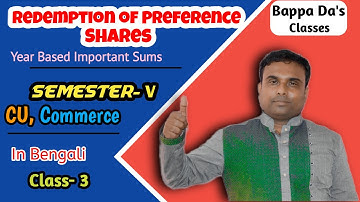 #3 | Redemption of Preference Shares | Past Year