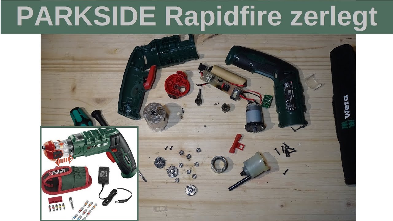 Parkside Rapidfire 2.0 zerlegt - wie ist die Qualität??