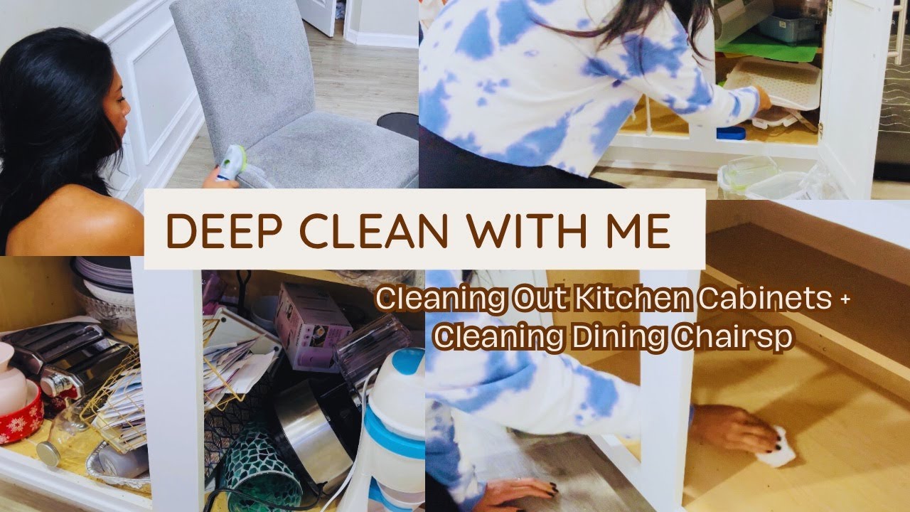 Deep Clean With Me Kitchen Clean Out + Organize Deep