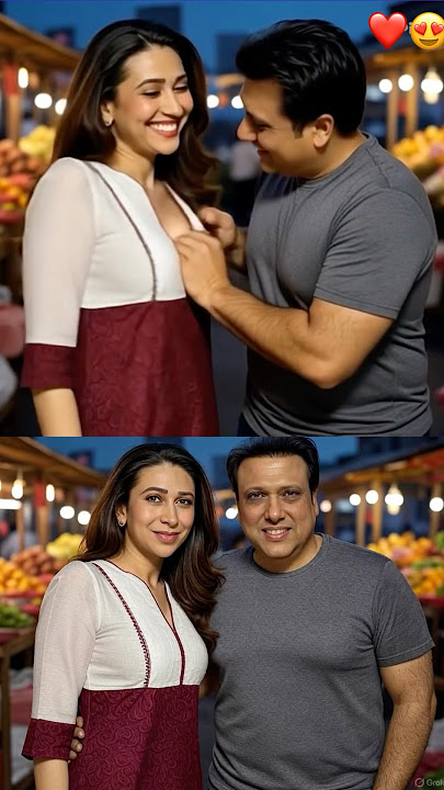 Govinda and Karishma Kapoor Romantic Mood #shorts #bollywood #trending #love #romantic