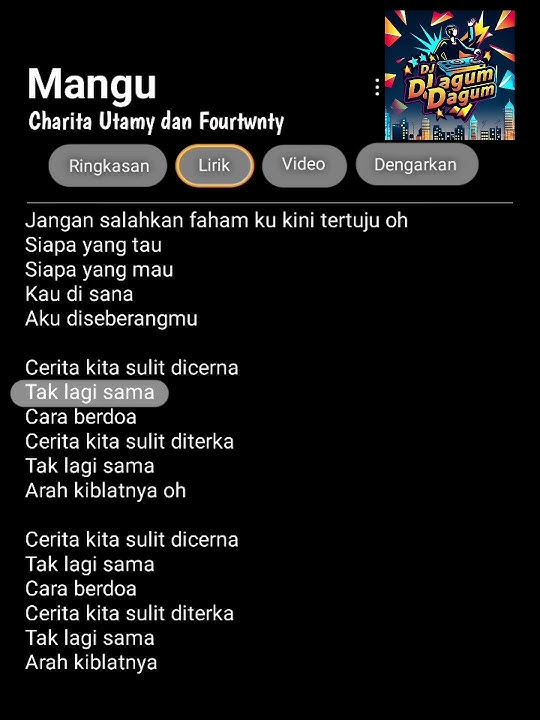 Lirik Viral Tiktok. Jangan Salahkan Paham ku kini Tertuju Ohh. Siapa Yang Tau Siapa Yang Tau. Mangu