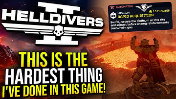 Helldivers 2 Just Dropped Its Hardest Mission Ever