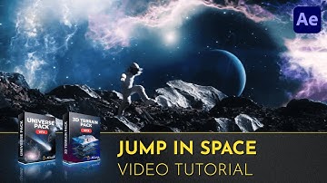Jump in Space | Video Tutorial | After Effects | Blender | Universe Pack