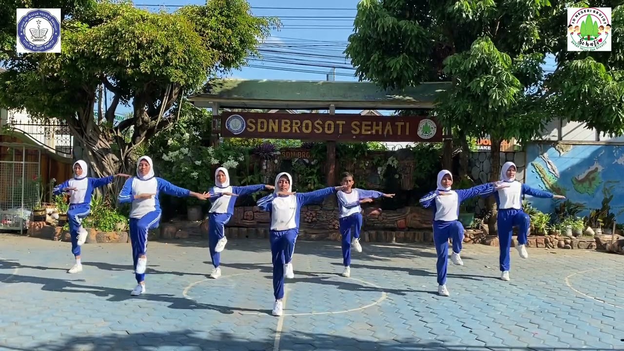 Lomba Senam Anak Indonesia Hebat 2025 | SD Negeri Brosot | D.I.Yogyakarta