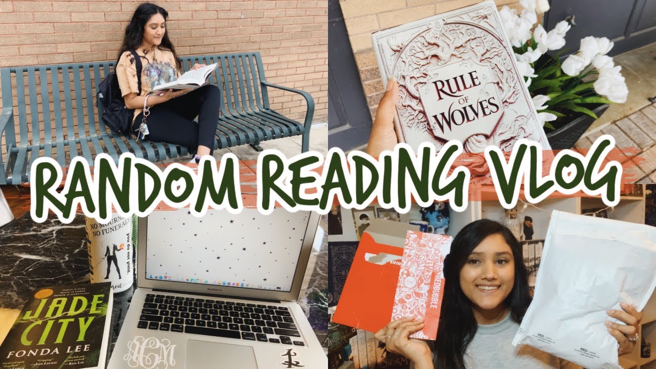 RANDOM READING VLOG #9 // RULE OF WOLVES, BOOK MAIL, JADE CITY & LOTS OF OLD FAVES