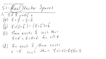 Introduction to Vector Spaces Lecture 2 24 20