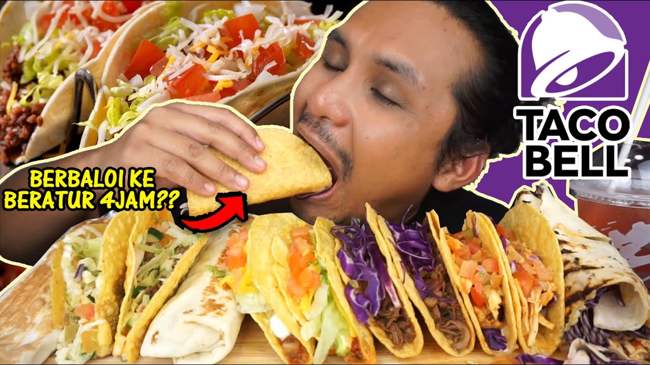aku dah tak sanggup beratur untuk TACO BELL lepas ni (mukbang malaysia)