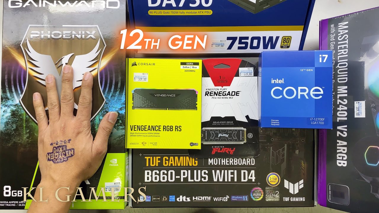 intel Core i5 12400F ASUS TUF GAMING H670-PRO WIFI D4 ASUS