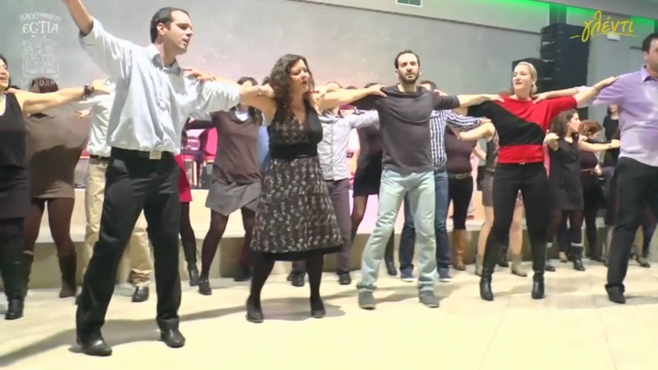 Αμυγδαλοτσακίσματα (Αγέρανος Πάρου) - Γλέντι 2014 - Λαογραφική Εστία Τρίπολης