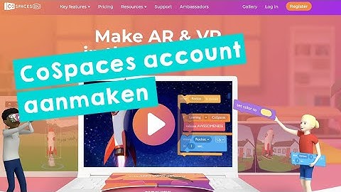 CoSpaces account aanmaken | Programmeer een interactief verhaal | Extra video