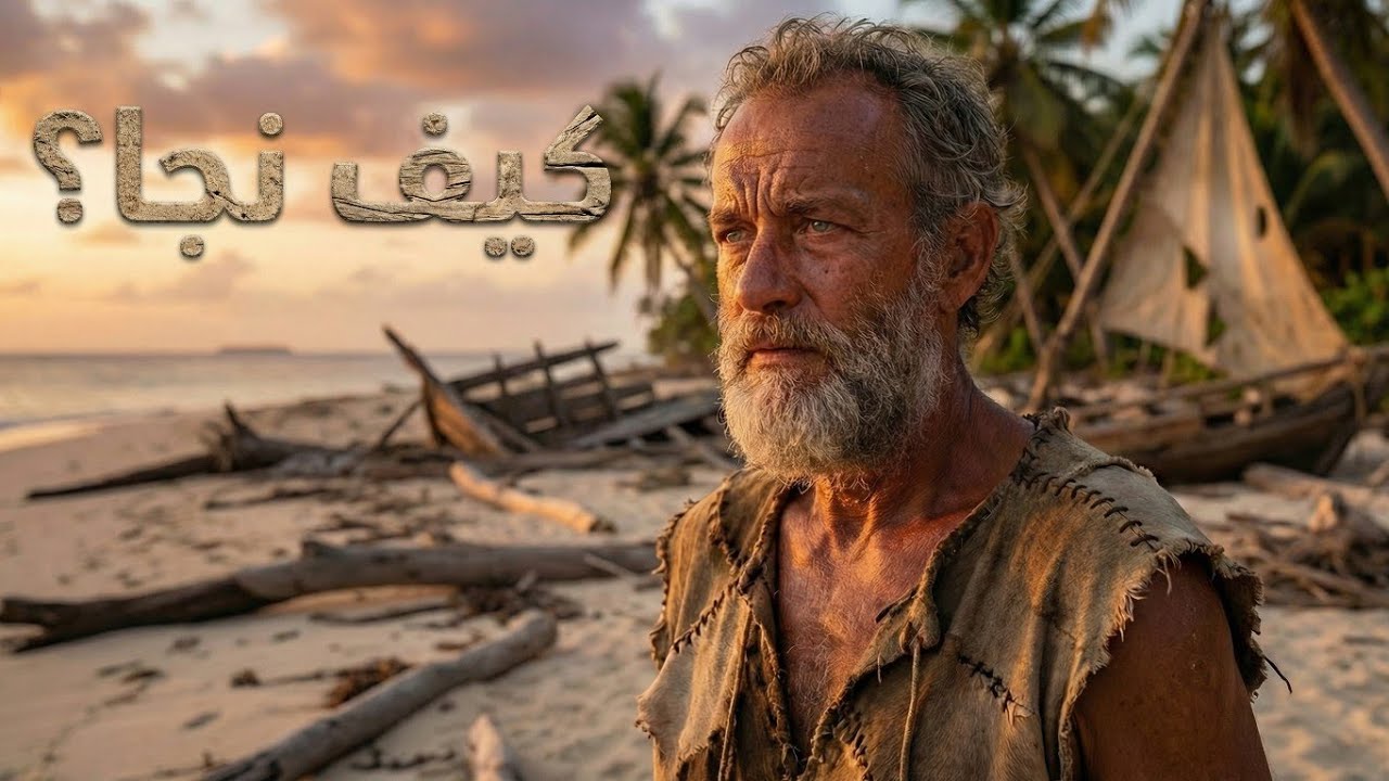 عاش وحيداً 28 سنة في جزيرة مهجورة! 🏝️ القصة الكاملة لروبنسون كروزو