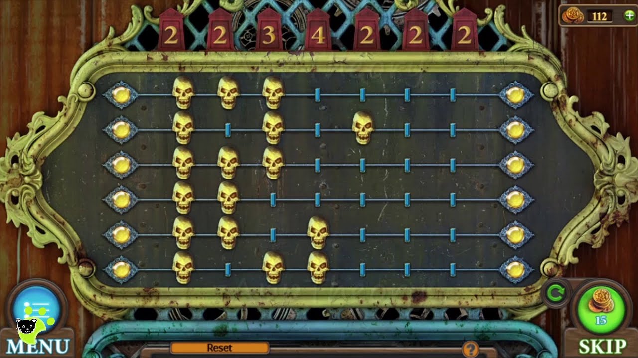 Skull Puzzle Variation 5 Tricky Doors Level 13 Vampire's Castle