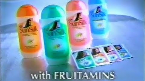 SunSilk Nutrient Shampoo with Fruitamins "Apollo" 30s - Philippines, 1999