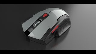 SoildWorks Surface Modeling, Mouse Design. KeyShot Rendering. MOUMEN MAHMOUD JAZAYERLI