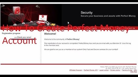 How To Create Perfect Money Account (Bangla Tutorial)