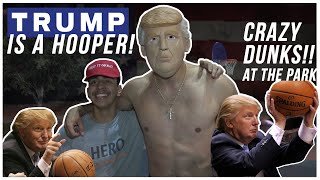 DONALD TRUMP BALLIN' OUT IN ARIZONA... CRAZY HALLOWEEN PRANK AT THE PARK!