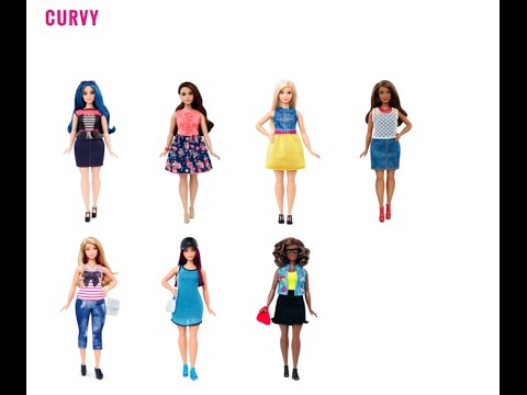 My Barbie Curvy Dolls (Plus Size) Collection | Moe Latrice - YouTube