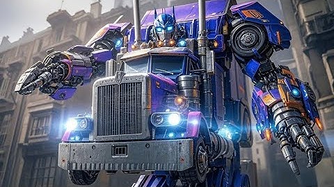First On YouTube ‼️ Telolet Rolling Truck Turns Into Bumblebee Robot,Transfomer,Optimus Prime