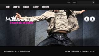 Dance Studio Website Template