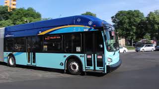 2018 New Flyer XN60 #1008 on the Bx12 Select Bus Service at Pelham Parkway and Boston Road
