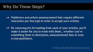 Details How To Format Articles Before You Submit Update