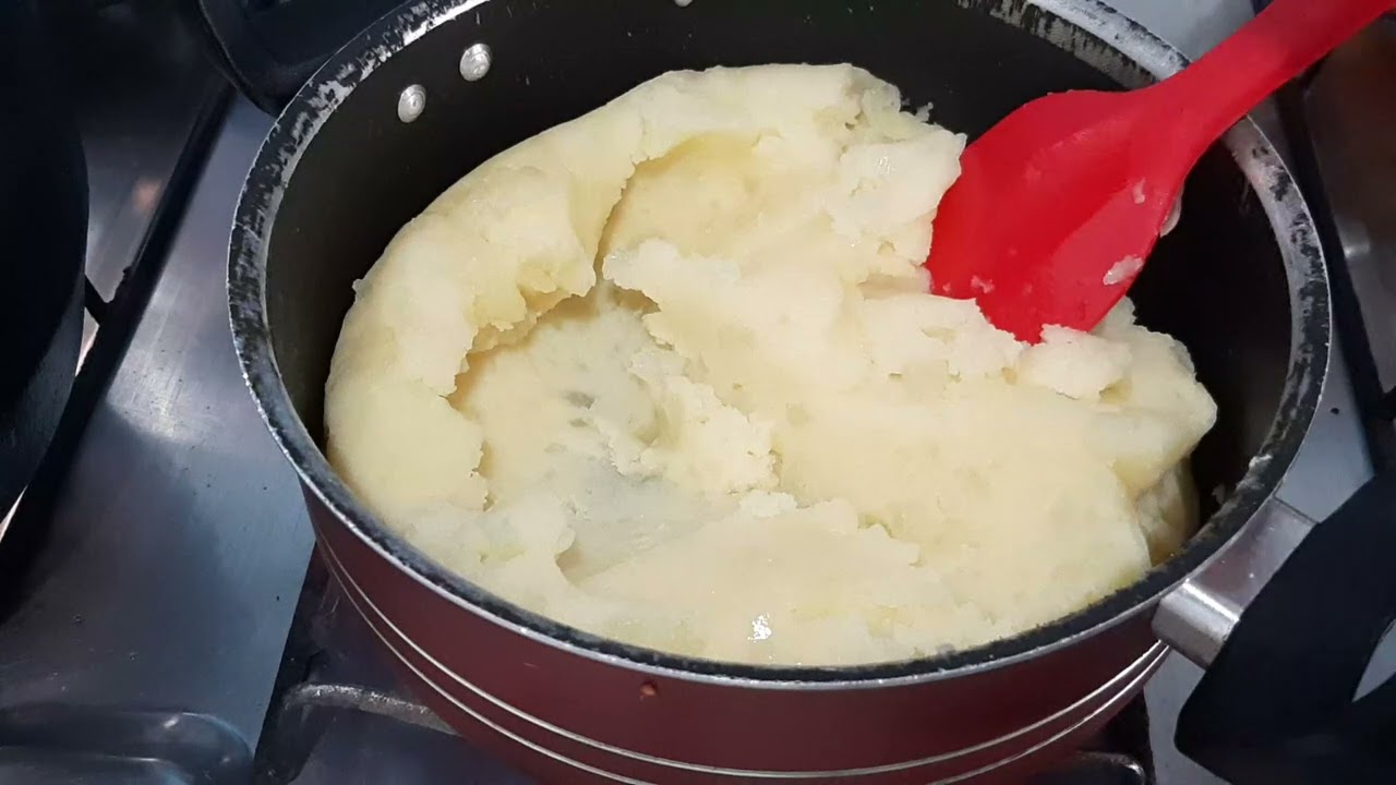 PURÊ DE BATATA COM 4 BATATAS SIMPLES DE FAZER