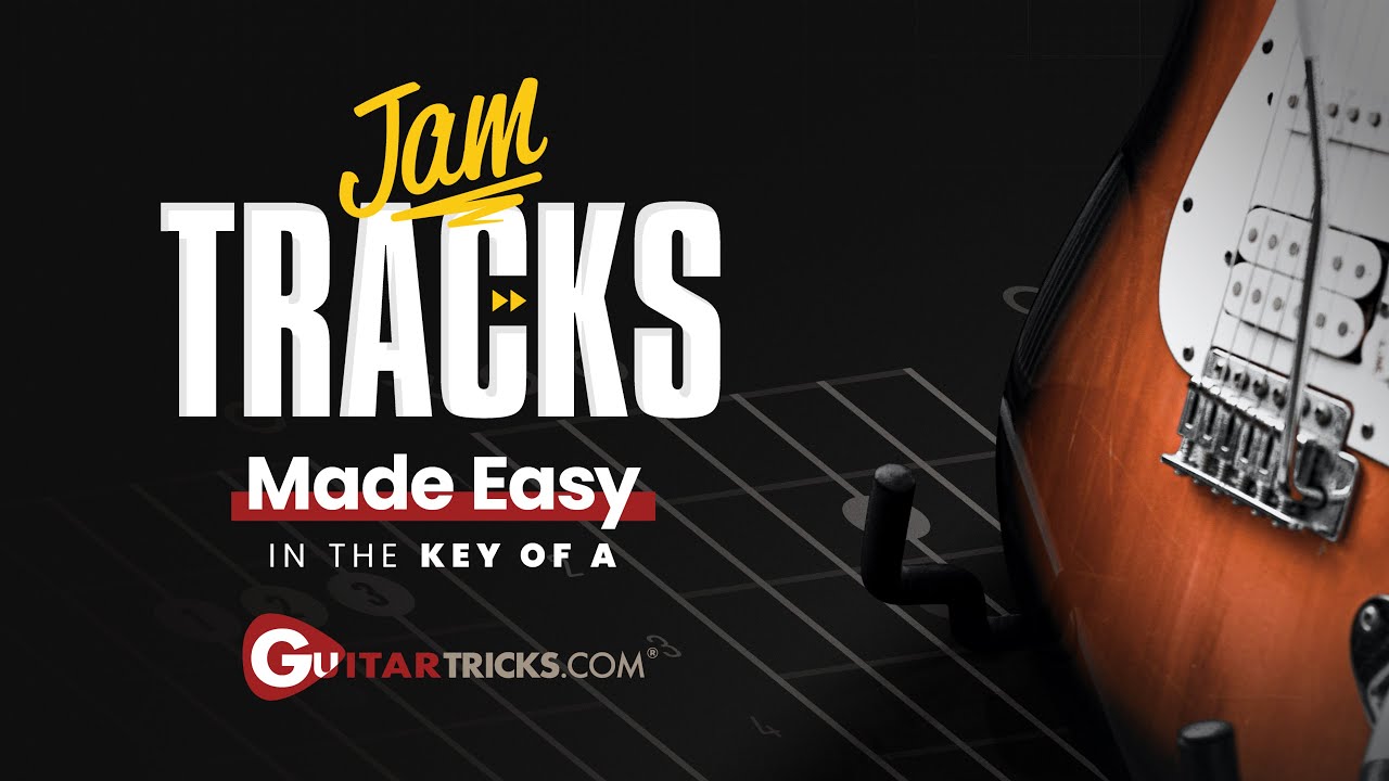 楽譜　ROCK GUITAR BACKING PLAY Guitar Backing Track - Easy Rock Groove - Key of A - 86bpm