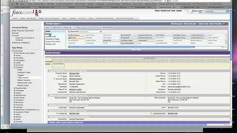 Social CRM Tools - Configuration of Contact Record in Salesforce (Part 1)