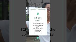 TCM is based on the concept Qi flowing through the body's meridians or channel #QiFlow