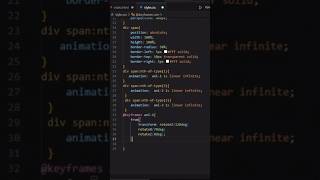 Orbits animation [HTML & CSS] programming…