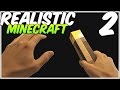 REALISTIC MINECRAFT 2 ~ Noob building a house