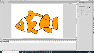 TUTORIAL ANIMASI   MEMBUAT KARAKTER IKAN NEMO screenshot 2