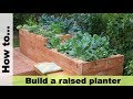 DIY Raised planter box DIY Raised planter box