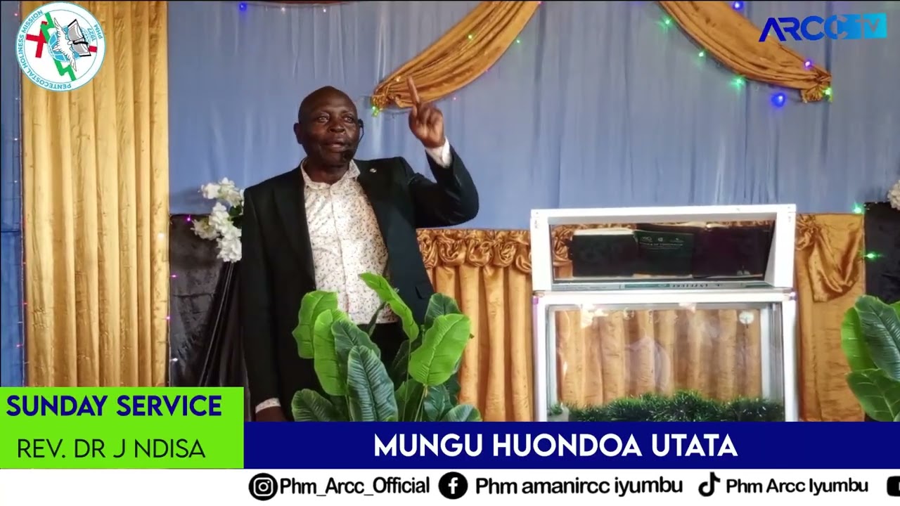 SUNDAY SERVICE|| MUNGU HUONDOA UTATA    REV Dr JOSHUA NDISA 