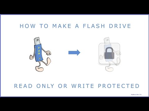 Video: How To Prevent Writing To A USB Flash Drive