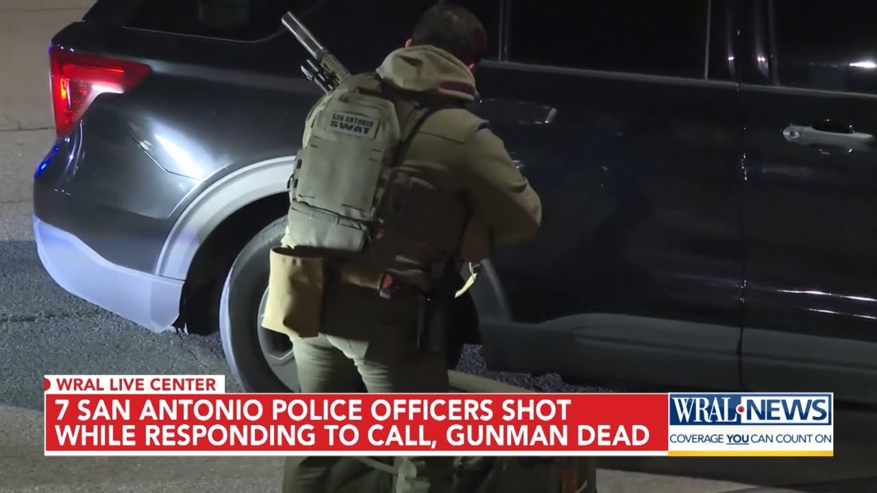 What we know about the 7 San Antonio Police Officers Shot - YouTube