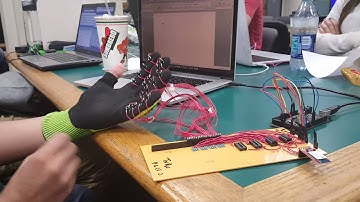 Arduino Keyboard Glove Demo
