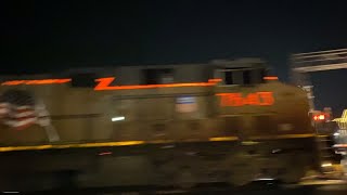 Union Pacific 7643 manifest freight train